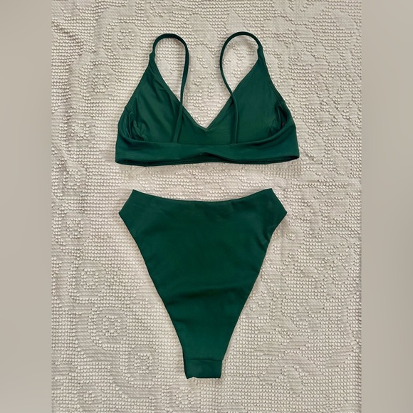 Left on Friday Palm Green Bikini Set - Picture 2 of 3